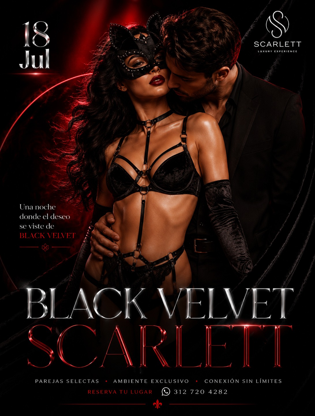 BLACK VELVET SCARLETT
