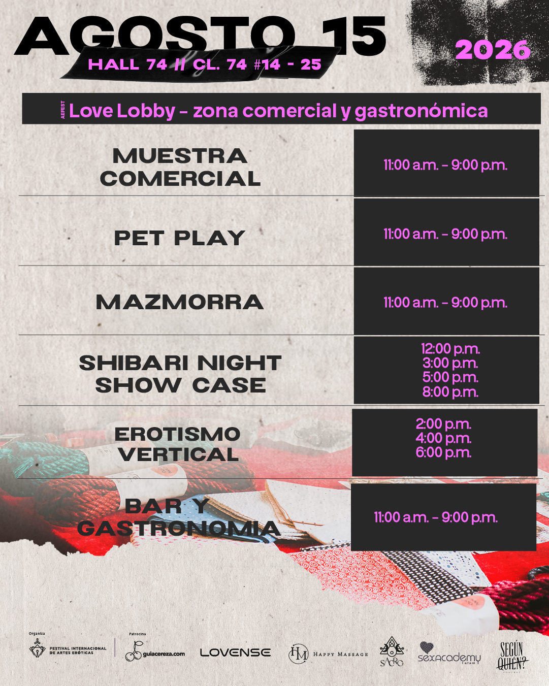 PROGRAMACIÓN AEFEST - AGOSTO 15 — imagen 4