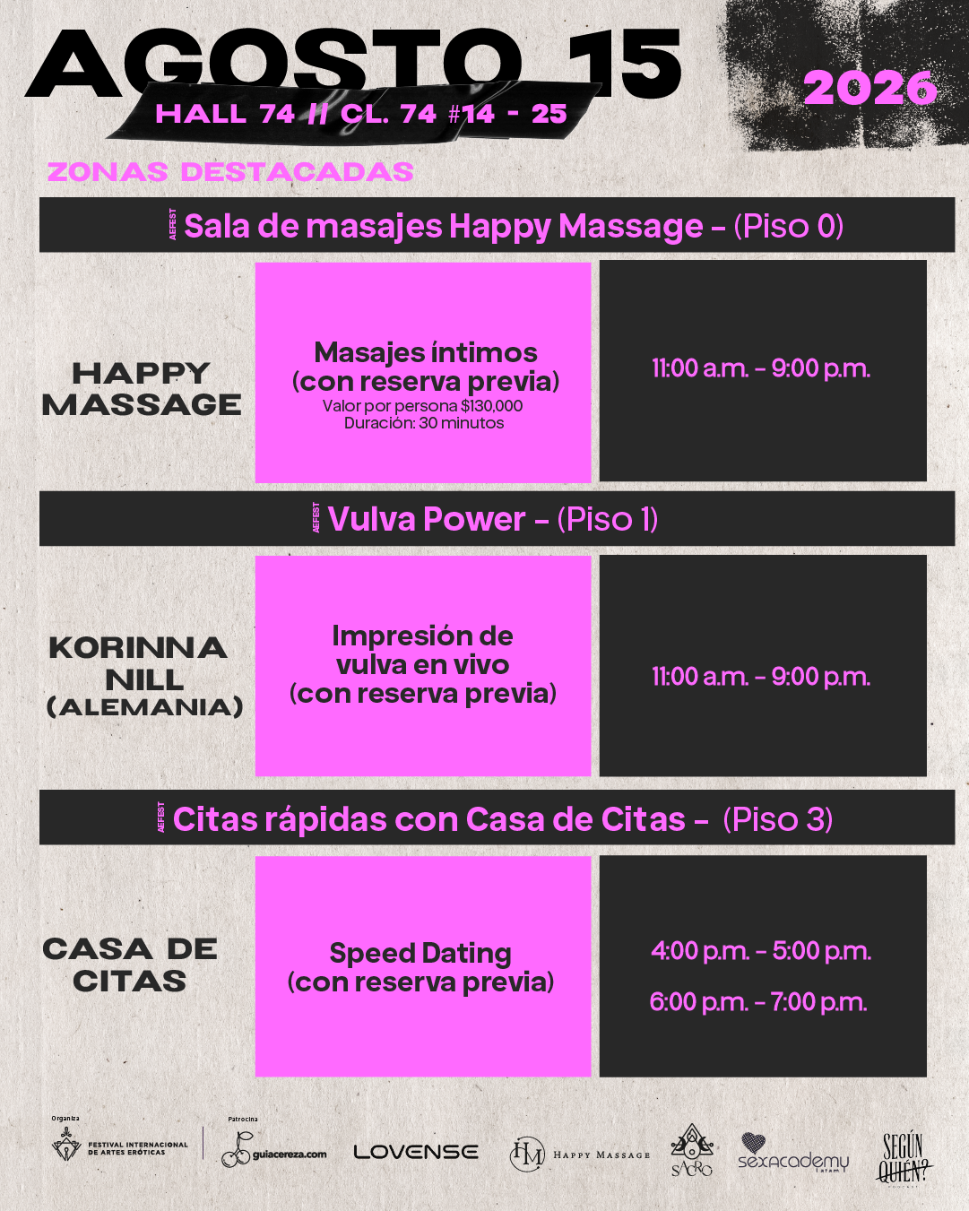 PROGRAMACIÓN AEFEST - AGOSTO 15 — imagen 5