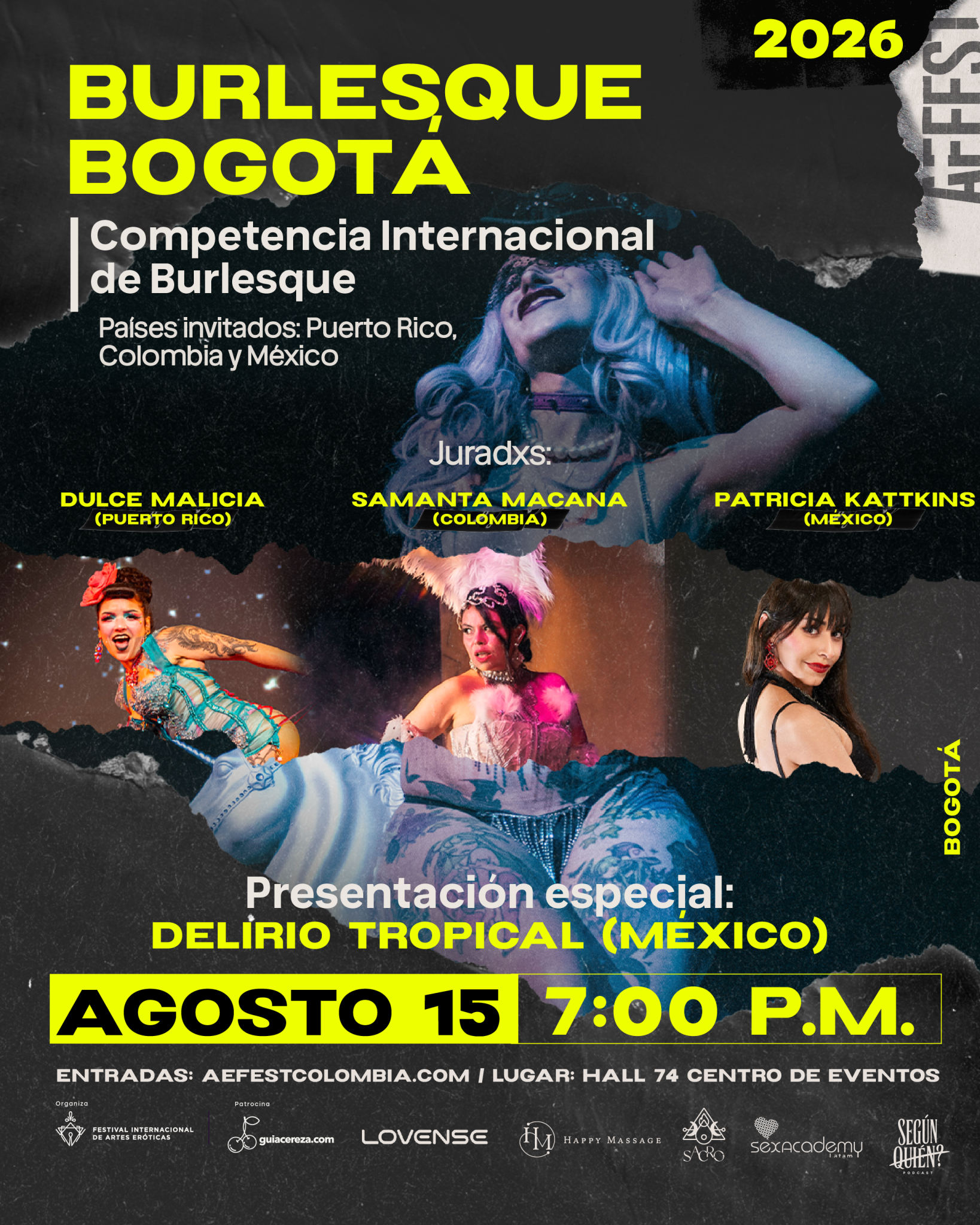 COMPETENCIA INTERNACIONAL DE BURLESQUE