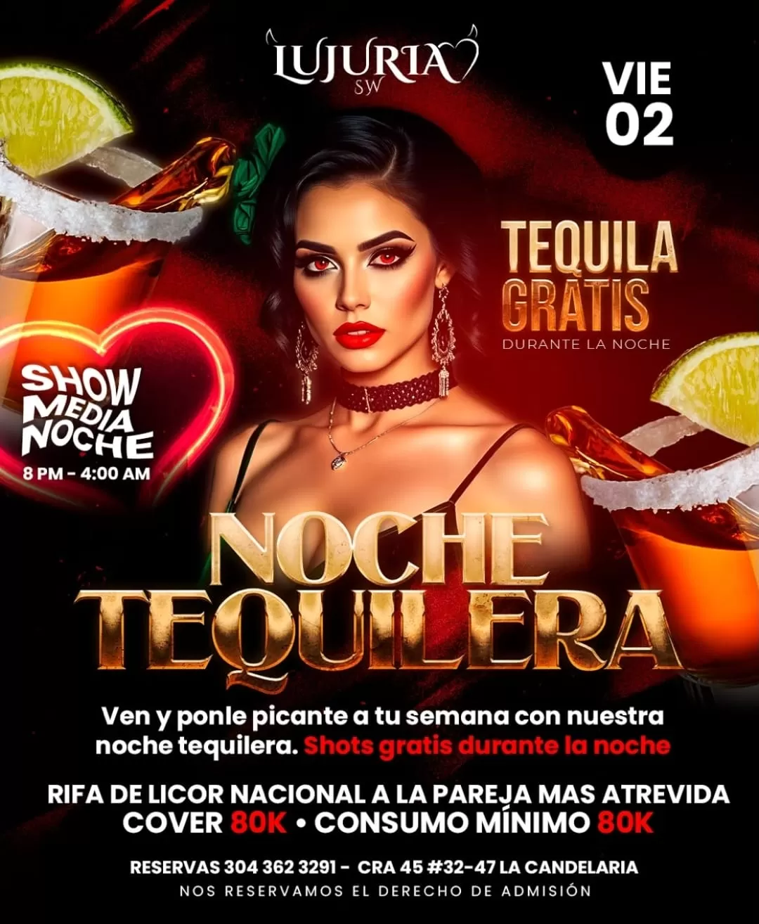 Noche tequilera