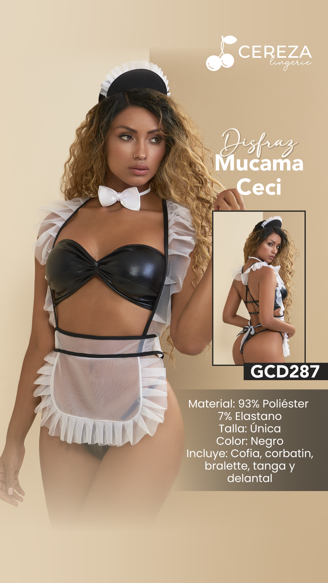 Disfraz Mucama Ceci