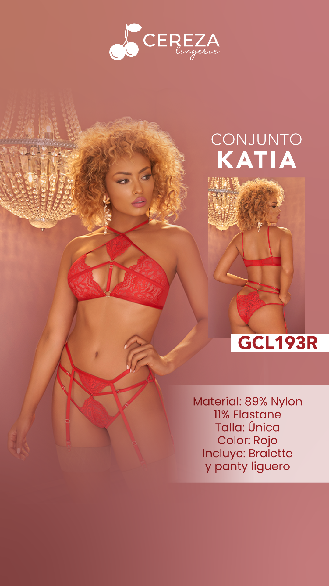 Conjunto Katia Rojo