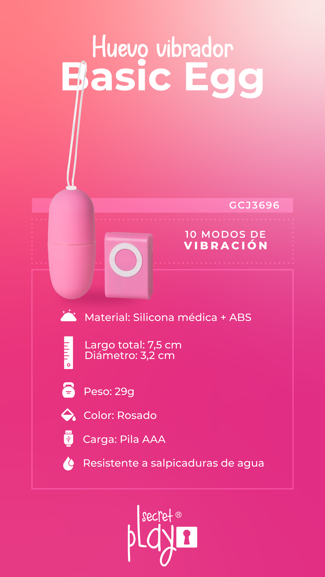 Huevo Basic Egg a Control Remoto