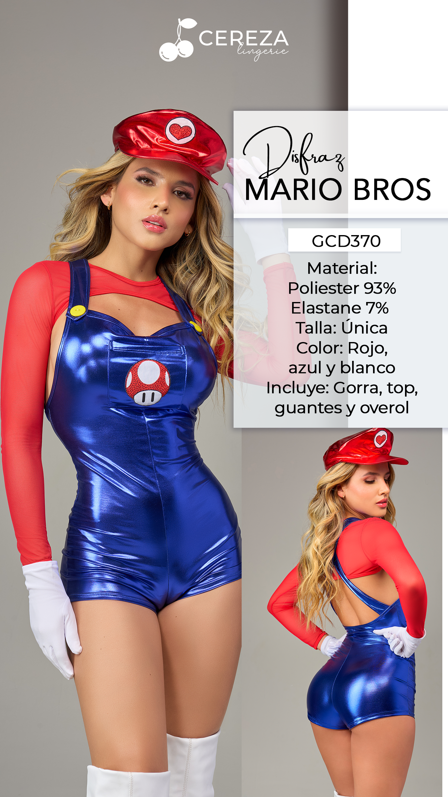 Disfraz Mario Bros