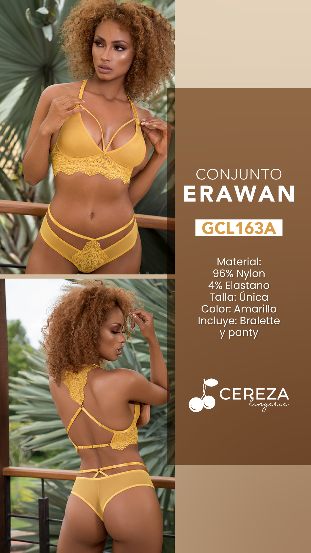 Conjunto Erawan Amarillo