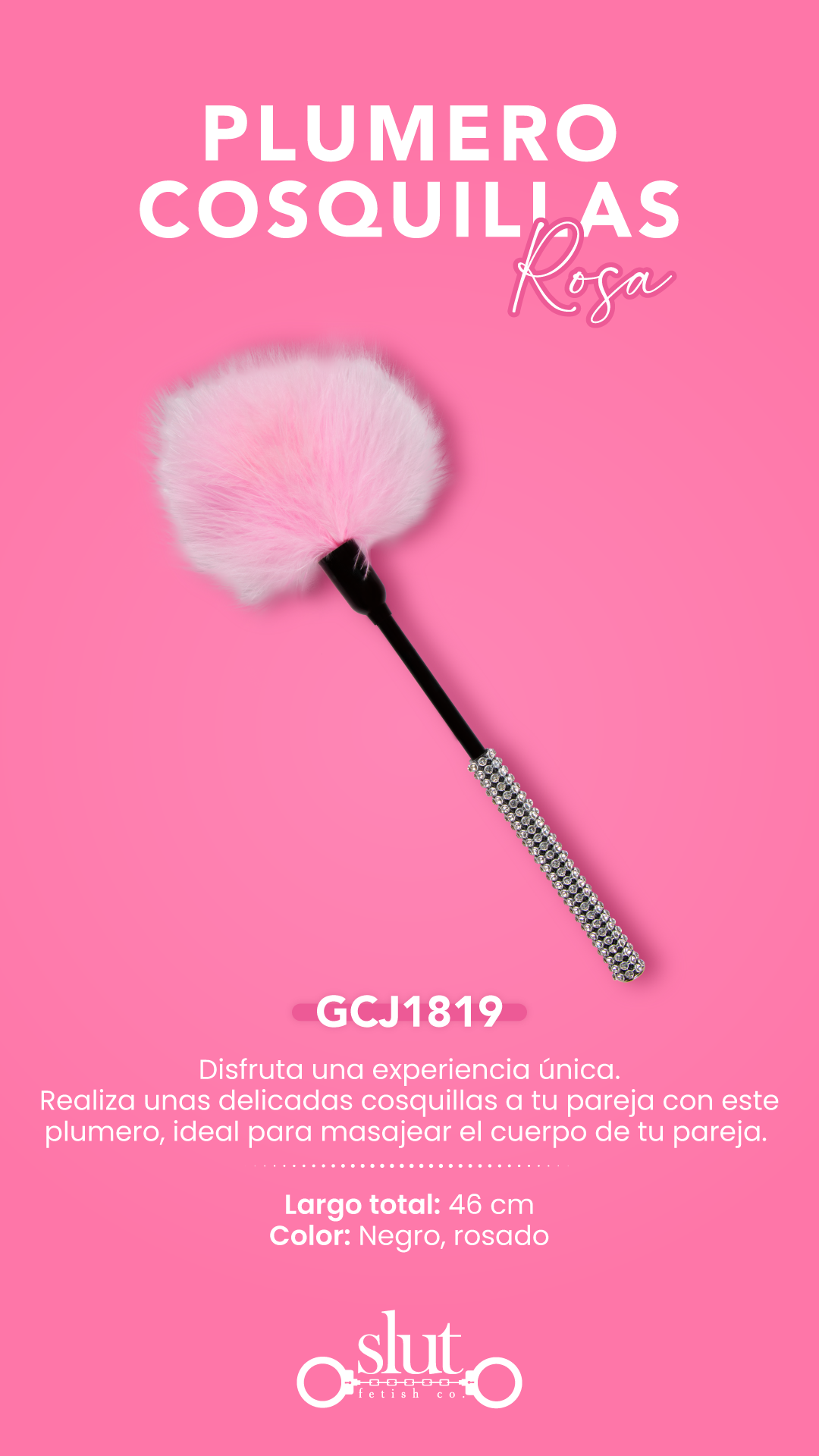 Plumero Cosquillas Rosa