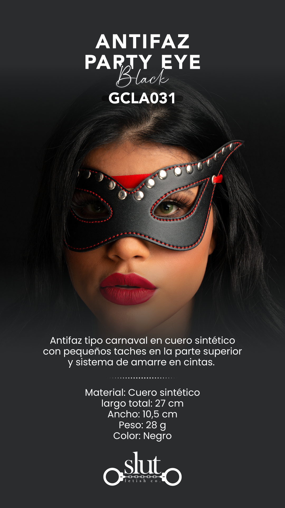 Antifaz Party Eye Black