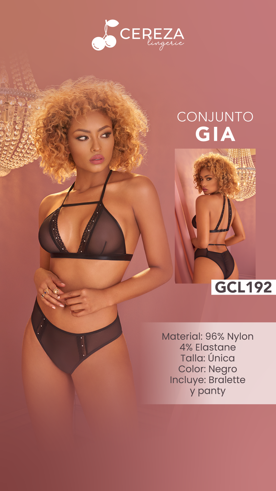 Conjunto Gia Negro