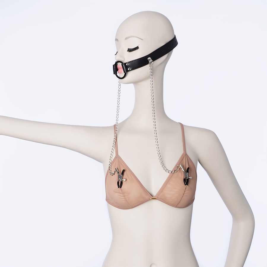 Imagen del producto MORDAZA SEXO ORAL CON PINZAS EROTIC