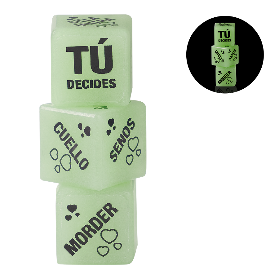 Imagen alternativa del producto: DADOS PENITENCIA LUMINOSOS x 3