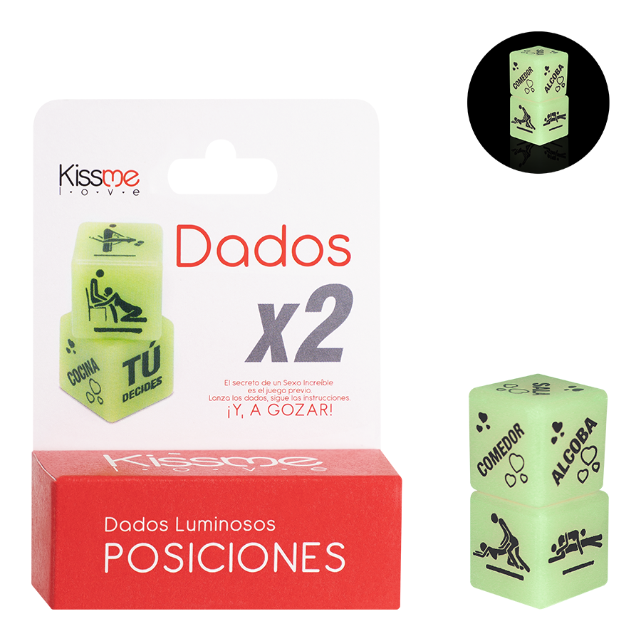 Imagen del producto DADOS POSICIONES LUMINOSOS X 2