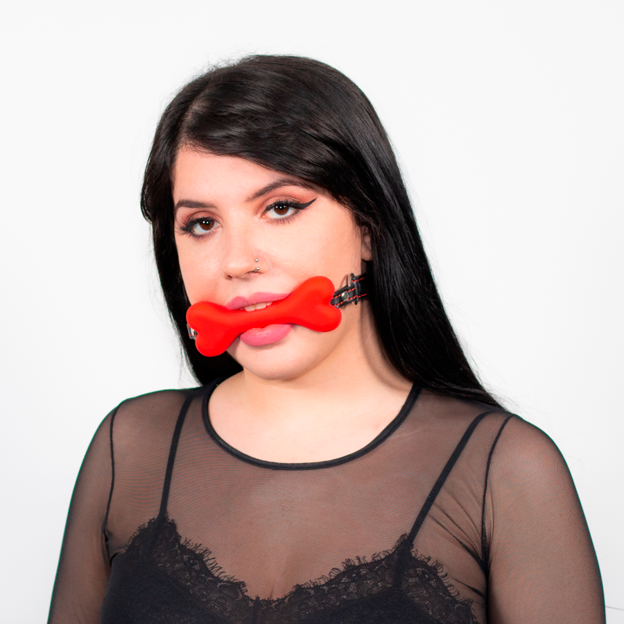 Imagen del producto MORDAZA HUESO ROJO
