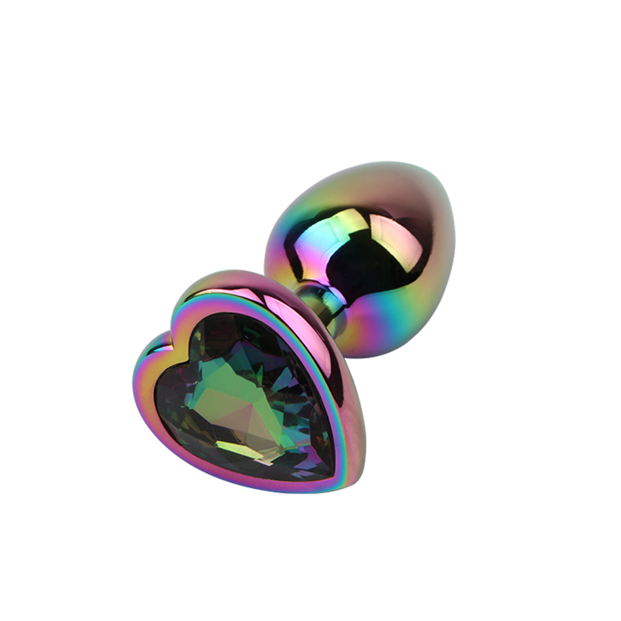 RAINBOW HEART BUTT PLUG
