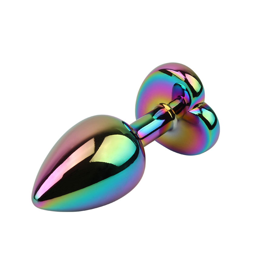 RAINBOW HEART BUTT PLUG
