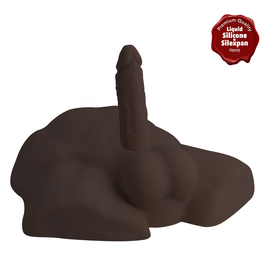Imagen del producto REALISTIC MALE HALF TORSO BROWN