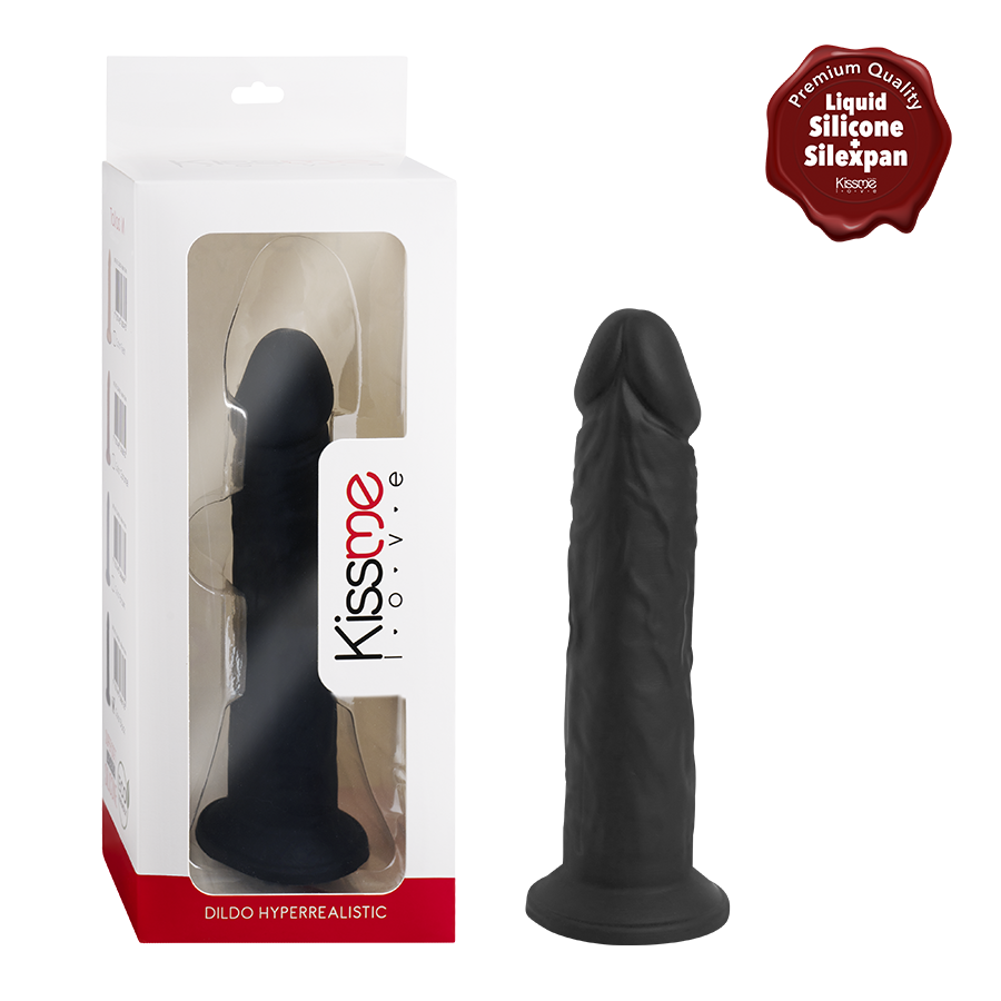 Imagen del producto DILDO HYPERREALISTIC TALLA M BLACK