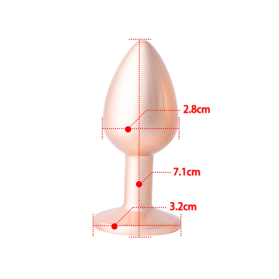 JEWELRY SKIN ANAL PLUG TALLA S
