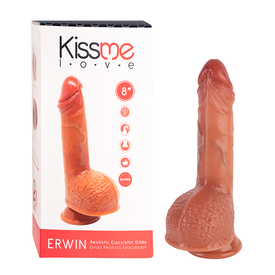 Imagen del producto ERWIN REALISTIC EJACULATOR DILDO