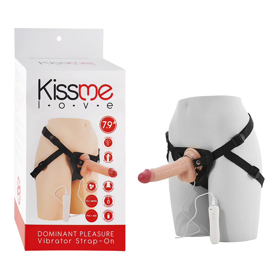 Imagen del producto DOMINANT PLEASURE VIBRATOR STRAP-ON