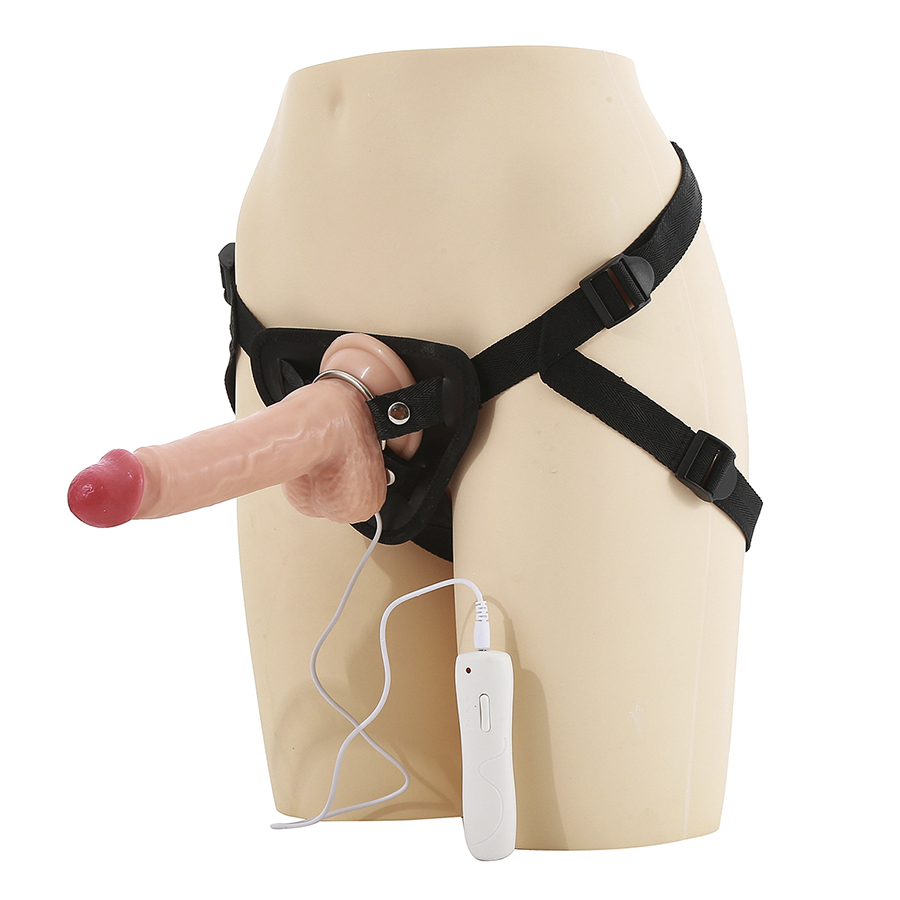 Imagen alternativa del producto: DOMINANT PLEASURE VIBRATOR STRAP-ON