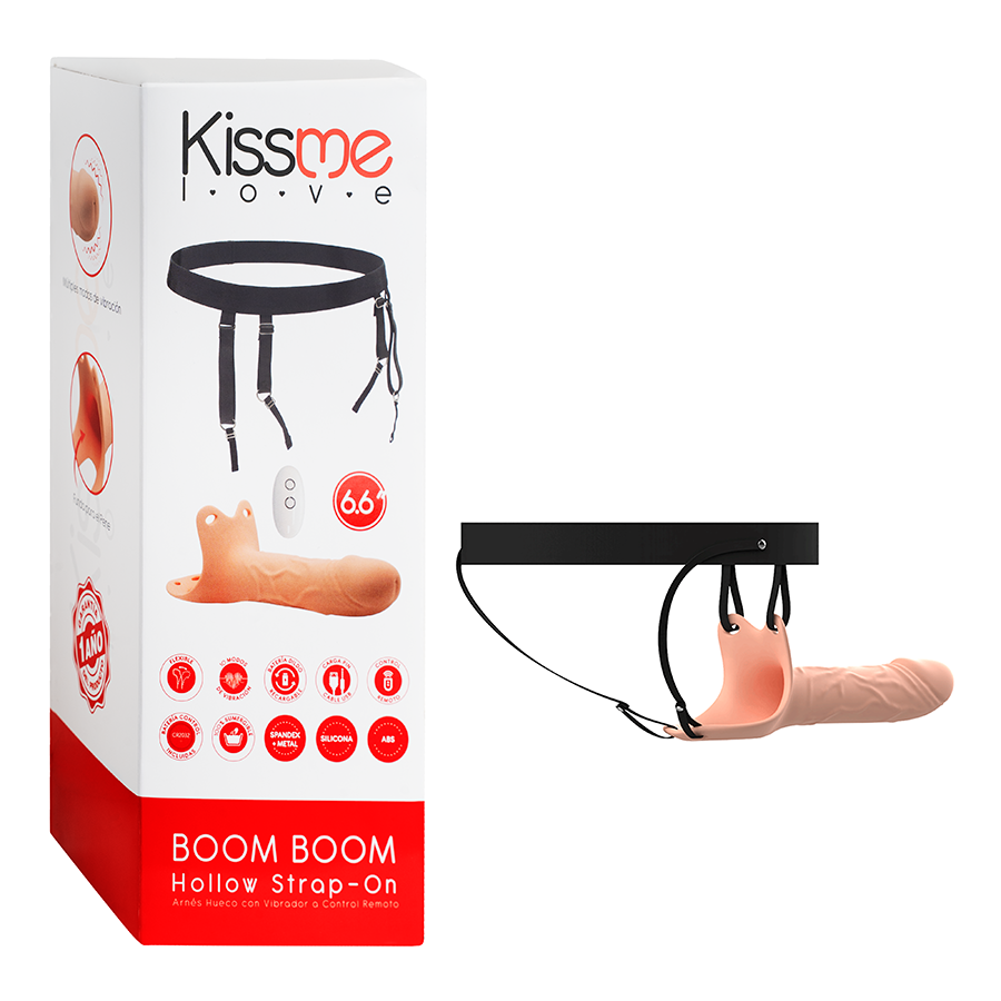 Imagen del producto BOOM BOOM REMOTE CONTROL VIBRATOR STRAP 