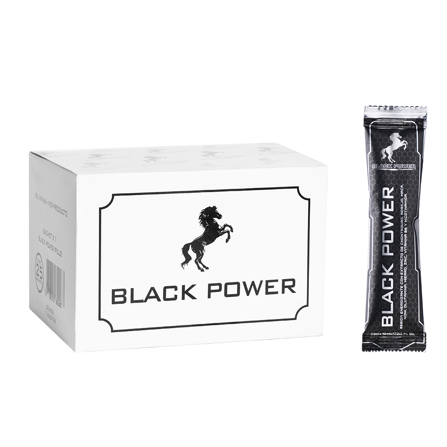Imagen del producto ENERGIZANTE BLACK PW SACHET 15ML X 25 UD