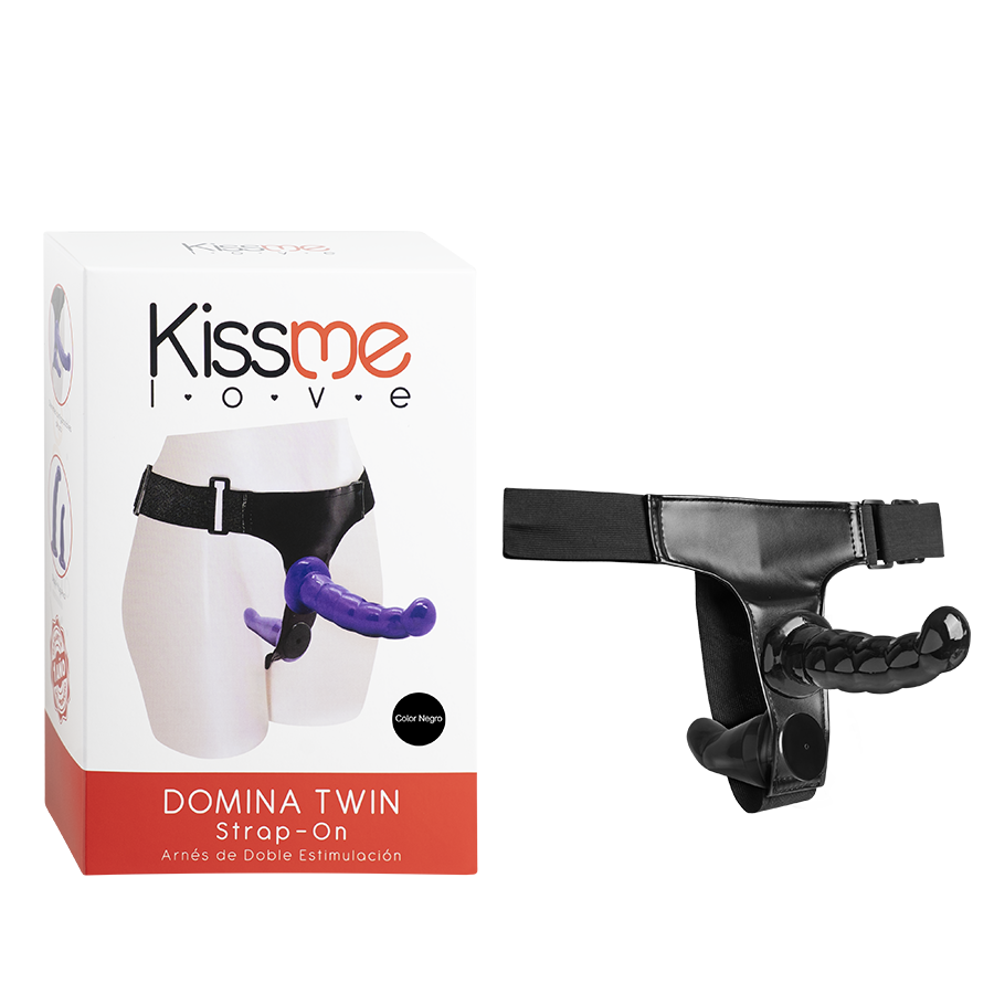 Imagen del producto DOMINA TWIN STRAP-ON BLACK