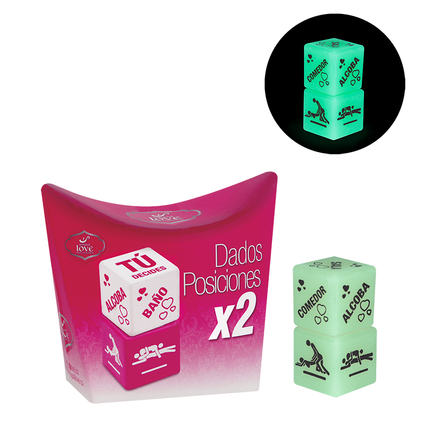 Imagen del producto DADOS POSICIONES LUMINOSOS X 2