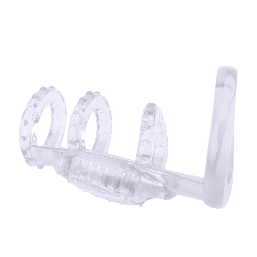 VIBRATING COCK CAGE CLEAR