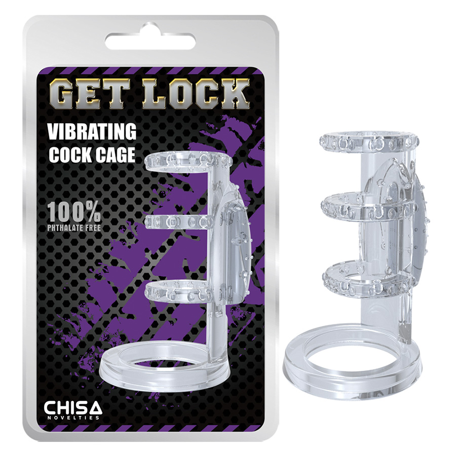 Imagen del producto VIBRATING COCK CAGE CLEAR