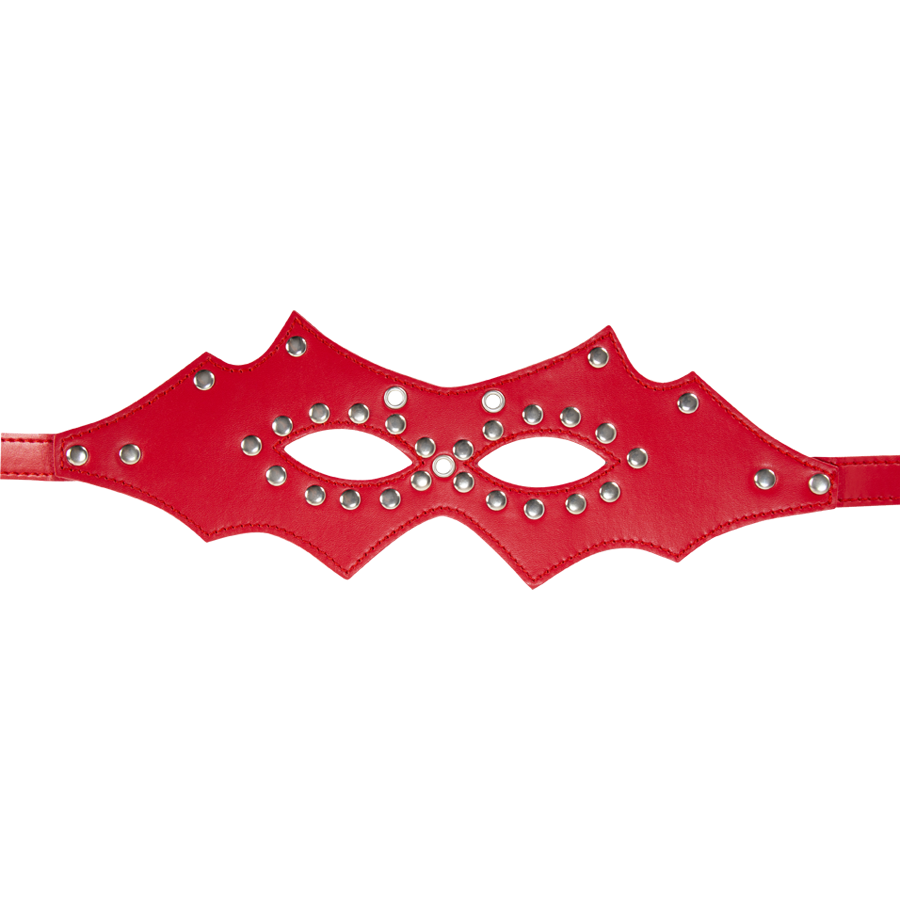 Imagen alternativa del producto: ANTIFAZ STUDDED RED
