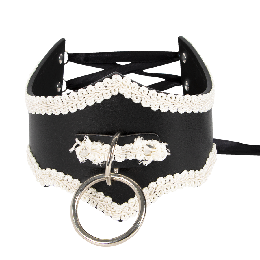 Imagen alternativa del producto: GARGANTILLA FETISH NEGRA