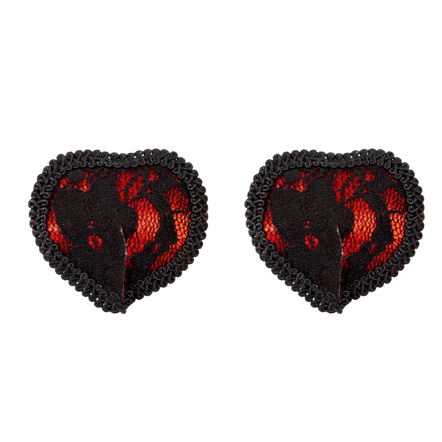 Imagen del producto CUBREPEZONES CORAZÓN GÓTICO