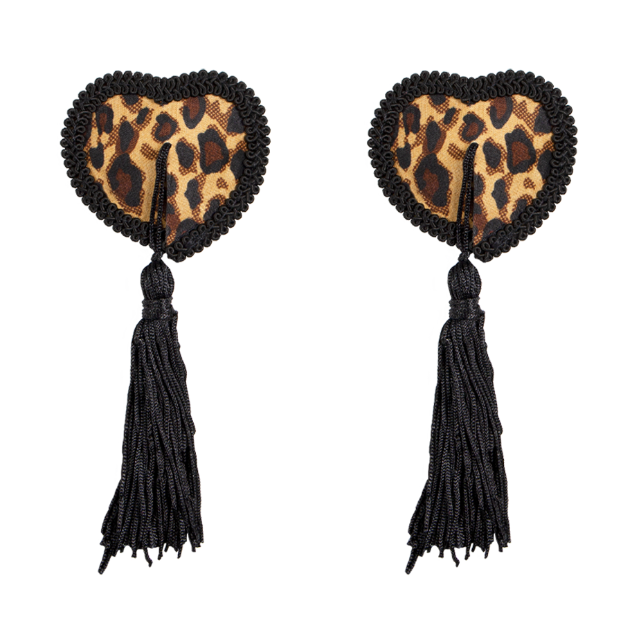 Imagen alternativa del producto: CUBREPEZONES BURLESQUE LEOPARDO