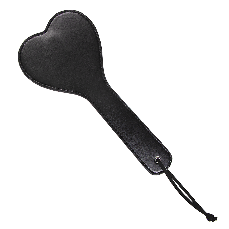 Imagen del producto PALETA DE NALGADAS CORAZÓN NEGRO CUERO