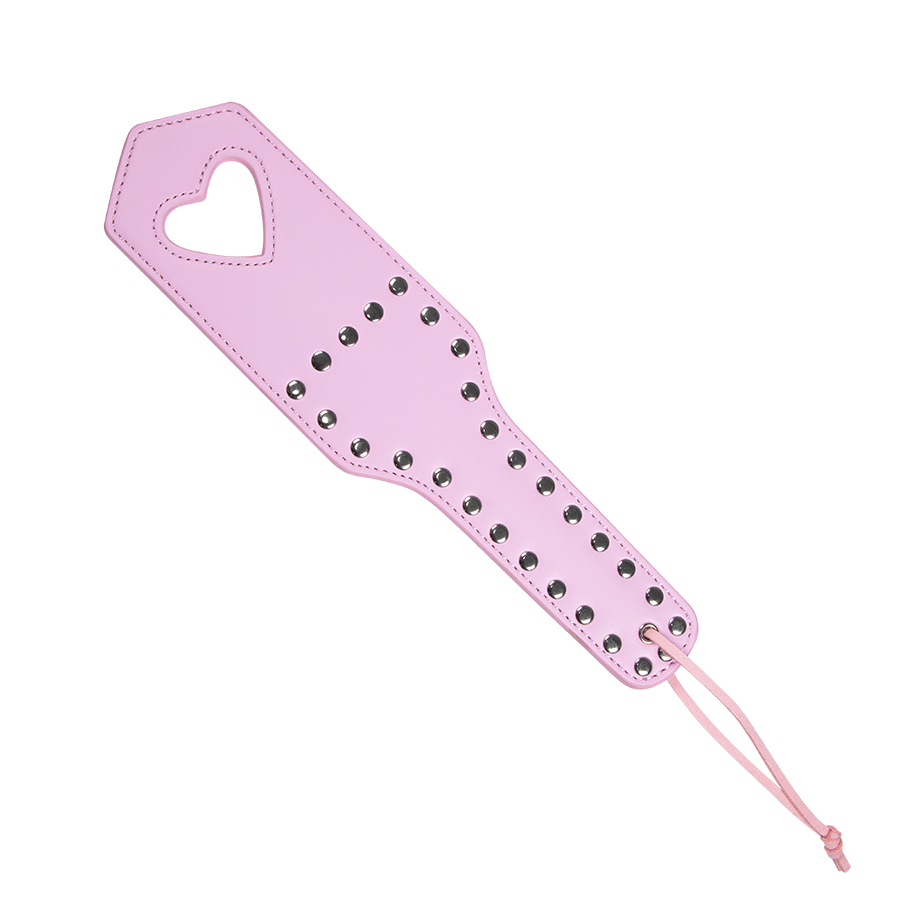 Imagen del producto PALETA DE NALGADAS CORAZÓN ROSA TACHES
