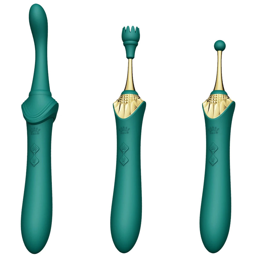 Imagen alternativa del producto: BESS CLITORIAL VIBRATOR TURQUOISE GREEN