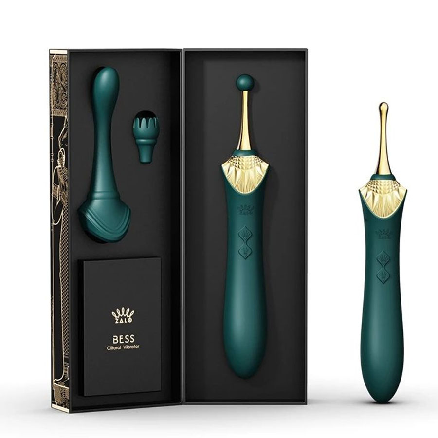 Imagen del producto BESS CLITORIAL VIBRATOR TURQUOISE GREEN