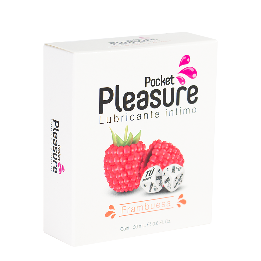 LUBRICANTE X 20 ML FRAMBUESA POCKET PLEA