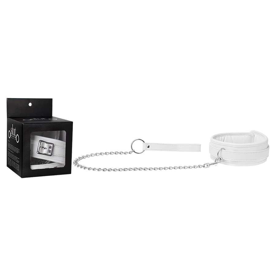 Imagen alternativa del producto: COLLAR CON CORREA ÁNGEL BLANCO