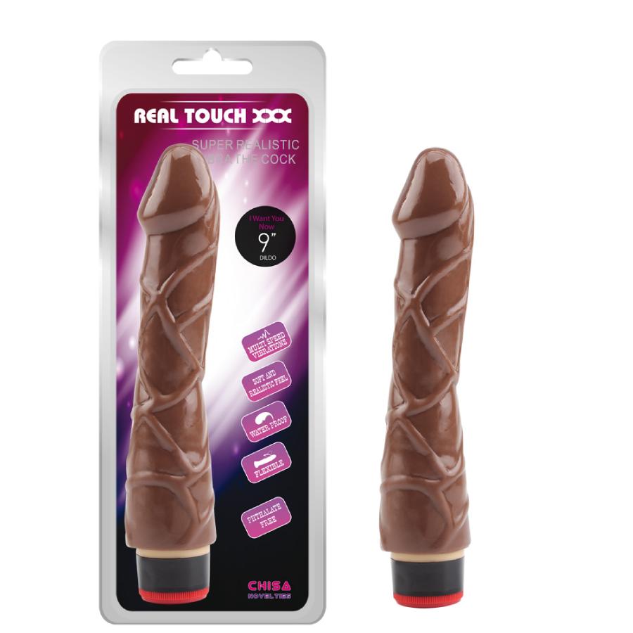 Imagen del producto 9'' VIBE COCK BROWN