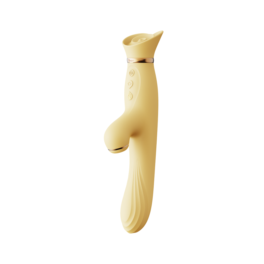 Imagen del producto ROSE VIBRATOR LEMON YELLOW