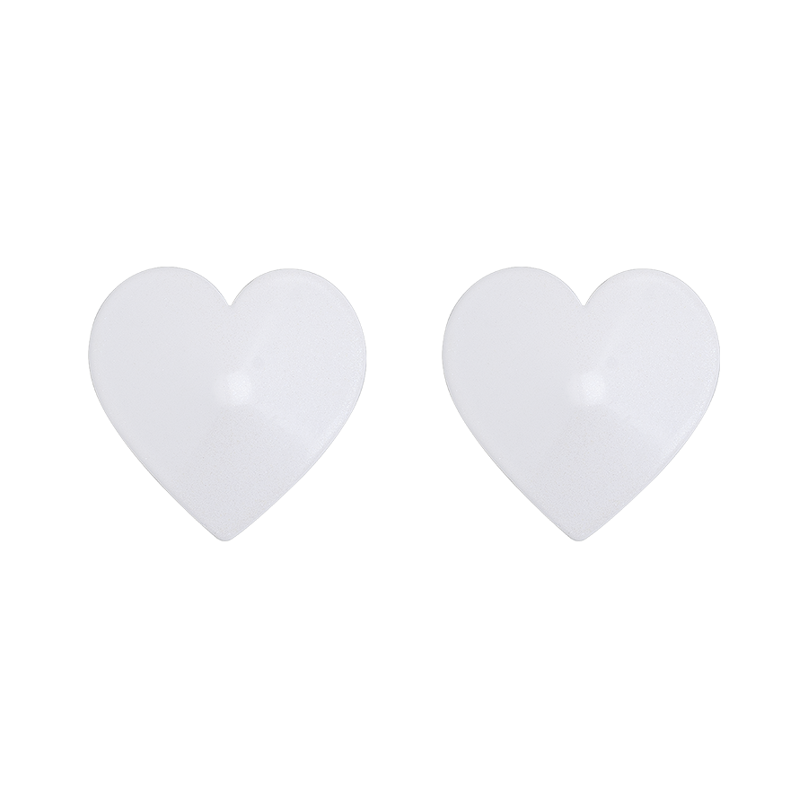 Imagen alternativa del producto: CUBREPEZONES CORAZÓN BLANCO