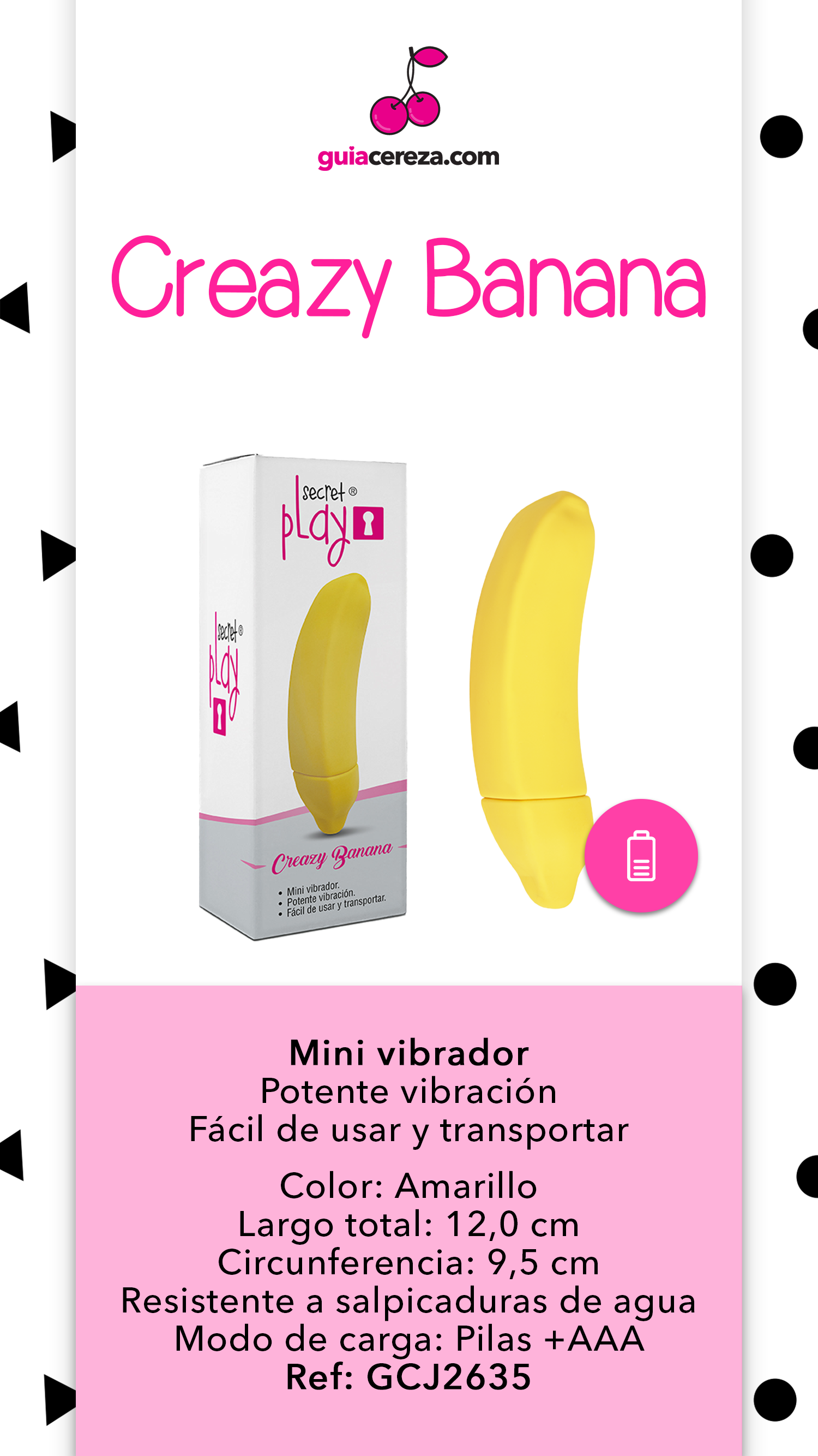 Vibrador Creazy Banana