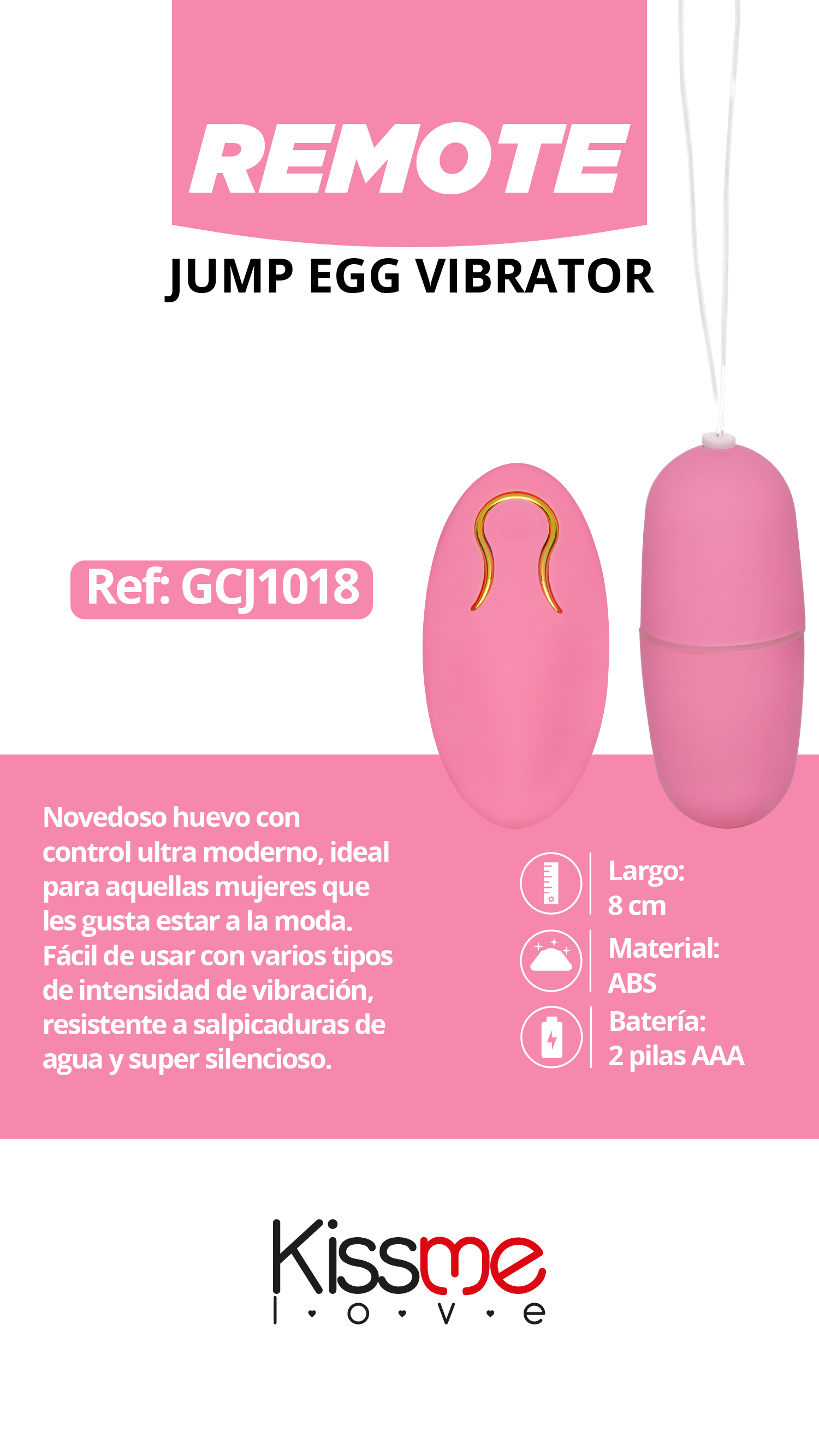 Huevo Vibrador a Control Remoto