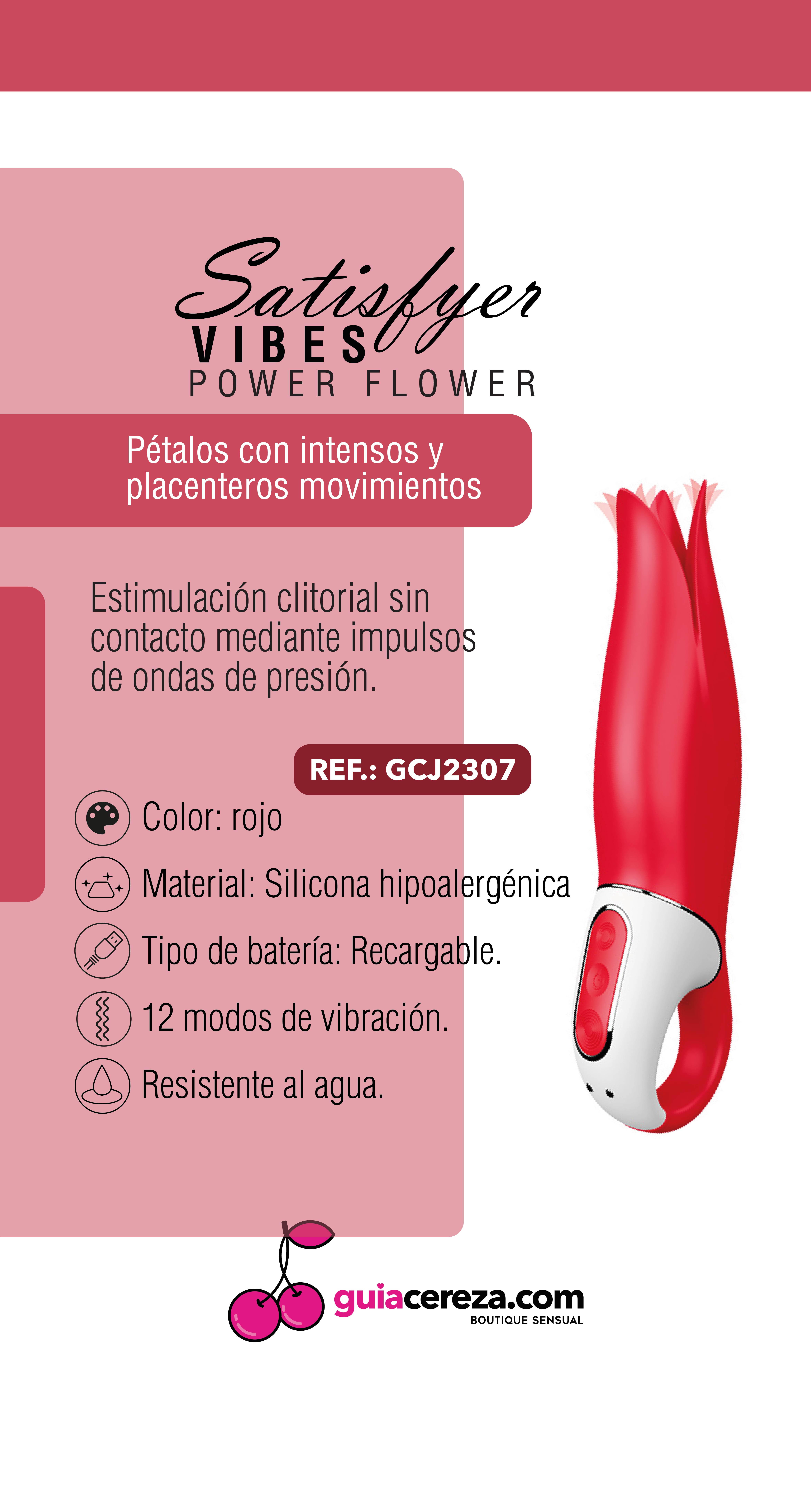 Vibrador Satisfyer Vibes Power Flower