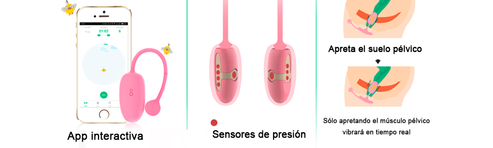 Vibrador Magic Kegel Coach Controlado por APP Global