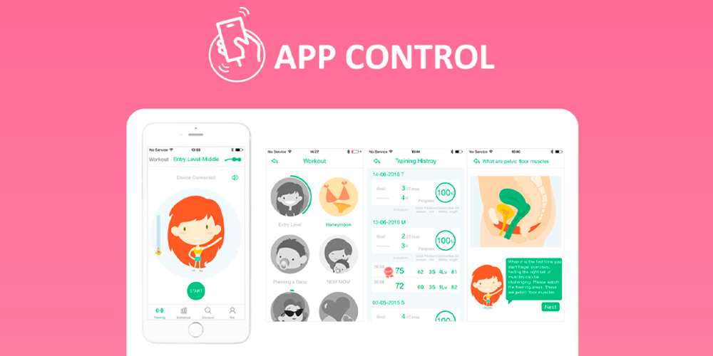 Vibrador Magic Kegel Coach Controlado por APP Global