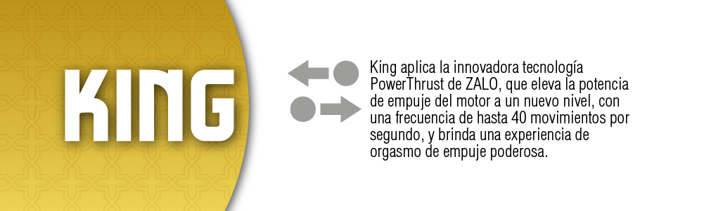 Vibrador de Lujo King Obsidian Black Controlado por APP Bluetooth by ZALO